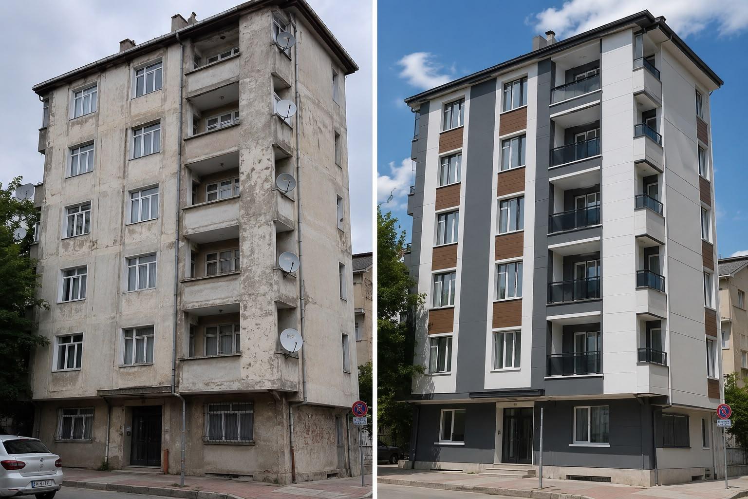 Dış Cephe Mantolama (EPS & Taş Yünü)